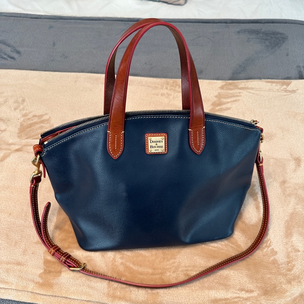 Dooney & Bourke Satchel Purse - Navy